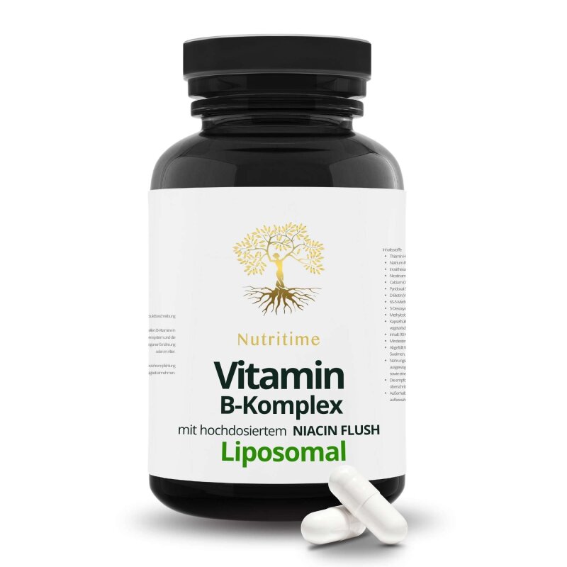 Vitamin B-Komplex, Liposomal // mit hoch dosiertem NIACIN FLUSH