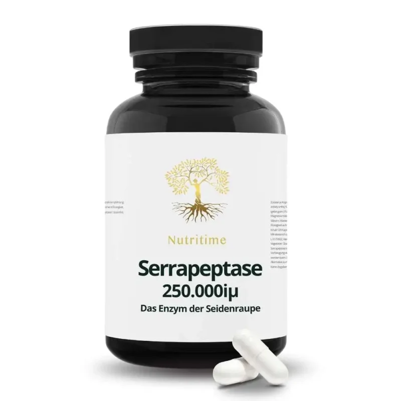 Serrapeptase, Das Enzym der Seidenraupe, 250.000iµ