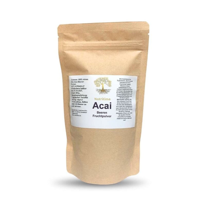 Acai Beeren Bio Fruchtpulver