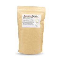 Kurkuma Spezial, mit Gerstengras und Hagebutte