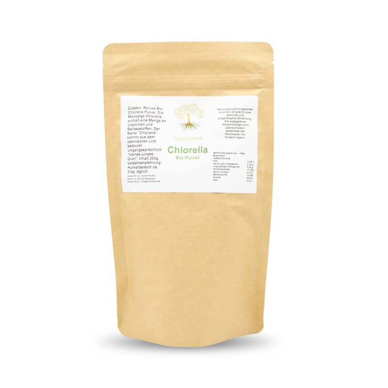 Bio Chlorella Algen Pulver 1000g