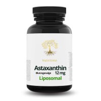 Astaxanthin 12mg - Liposomal - Die Blutregenalge 120 Kapseln